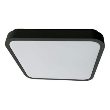 Rabalux - LED Димируем плафон за баня LED/36W/230V 3000-6000K IP44 42x42 см черен + дистанционно управление