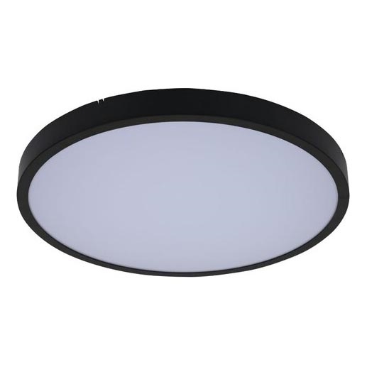 Rabalux - LED Димируем плафон за баня LED/36W/230V 3000-6000K IP44 Ø 42 см черен + дистанционно управление