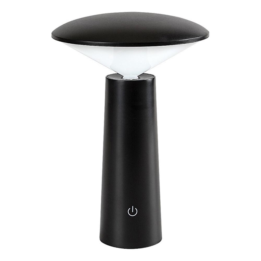 Rabalux - LED Димируема акумулаторна настолна touch лампа POLPERRO LED/3W/3,7V 1200mAh черен