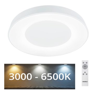 Rabalux - LED Димируема лампа LED/38W/230V бяла + дистанционно 3000-6500K