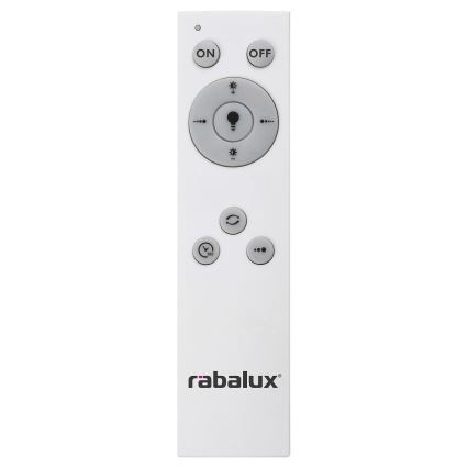 Rabalux - LED Димируема лампа LED/38W/230V бяла + дистанционно 3000-6500K