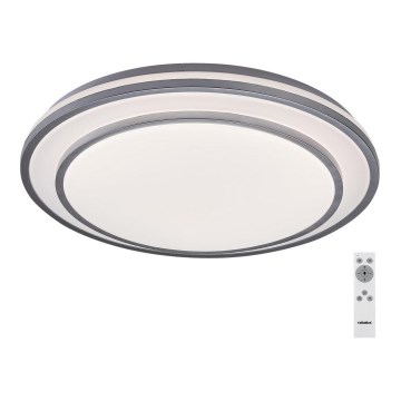 Rabalux - LED Димируема лампа LED/40W/230V 3000-6500K сребриста + дистанционно