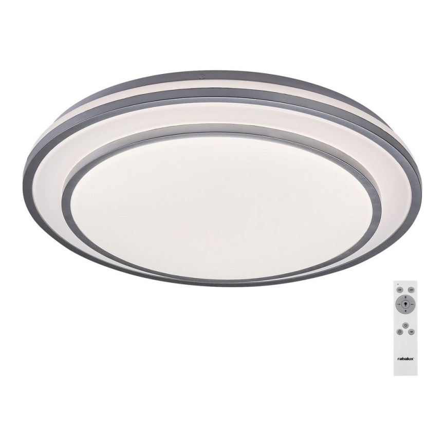 Rabalux - LED Димируема лампа LED/40W/230V 3000-6500K сребриста + дистанционно