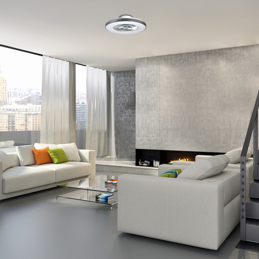 Rabalux - LED Димируема лампа с вентилатор за таван LED/40W/230V 3000-6500K + дистанционно управление