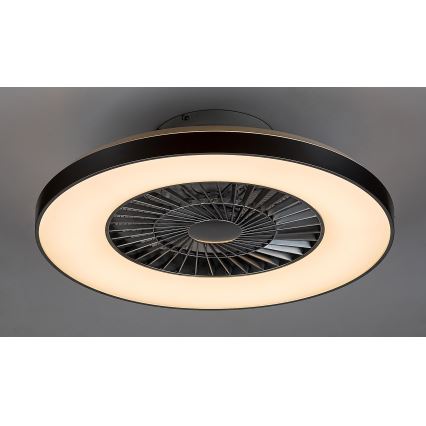 Rabalux - LED Димируема лампа с вентилатор за таван LED/40W/230V 3000-6500K + дистанционно управление