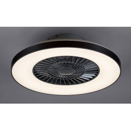 Rabalux - LED Димируема лампа с вентилатор за таван LED/40W/230V 3000-6500K + дистанционно управление