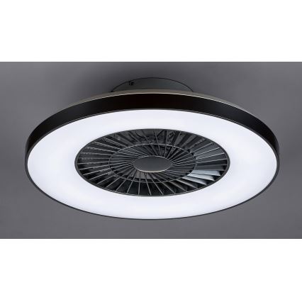 Rabalux - LED Димируема лампа с вентилатор за таван LED/40W/230V 3000-6500K + дистанционно управление