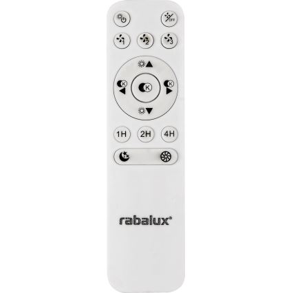 Rabalux - LED Димируема лампа с вентилатор за таван LED/40W/230V 3000-6500K + дистанционно управление