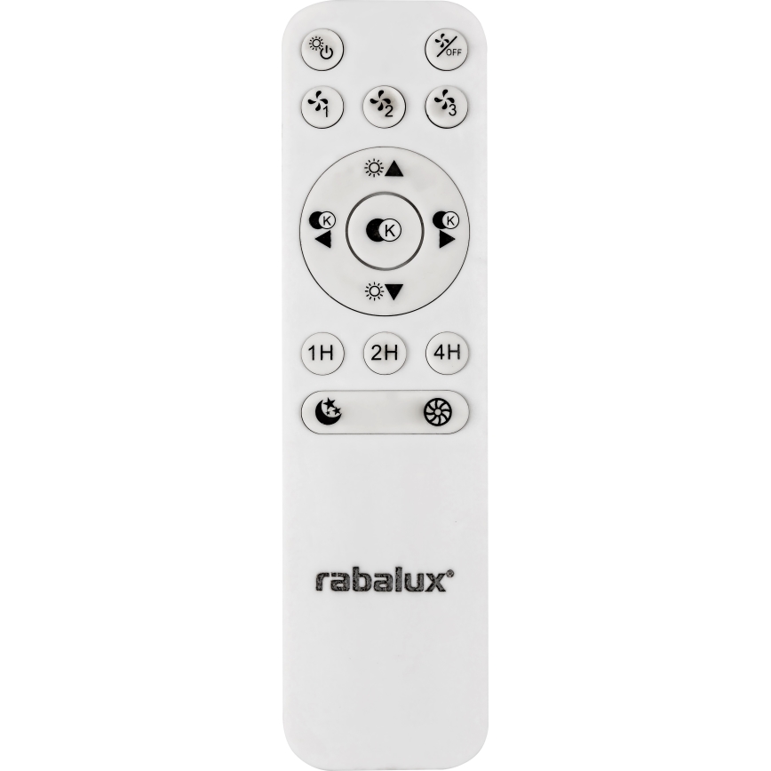 Rabalux - LED Димируема лампа с вентилатор за таван LED/40W/230V 3000-6500K + дистанционно управление