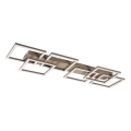 Rabalux - LED димируемо таванно осветително тяло LED/40W/230V 3000-6500K 33x100 cm бежово + дистанционно управление