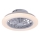 Rabalux - LED димируемо таванно осветително тяло с вентилатор LED/24W/230V 3000-6500K + дистанционно управление
