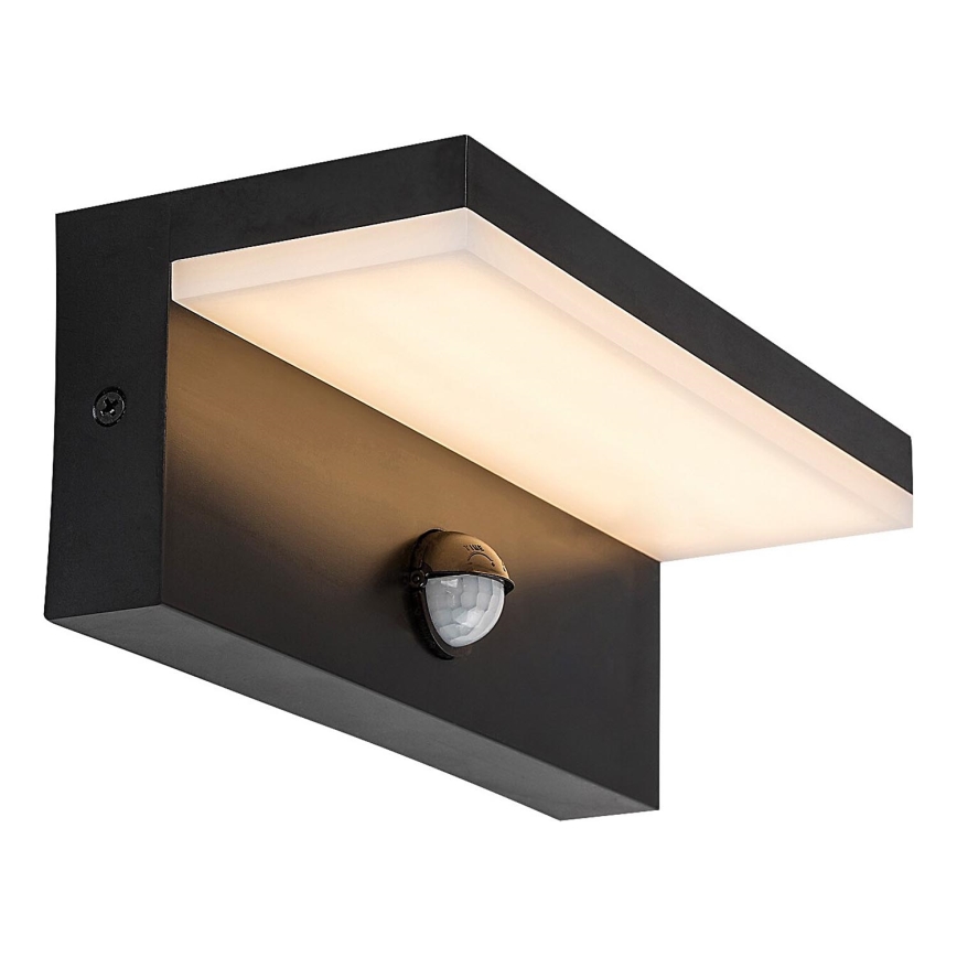 Rabalux - LED Екстериорен аплик със сензор LED/9W/230V 2700/4000/6500K IP54 черен