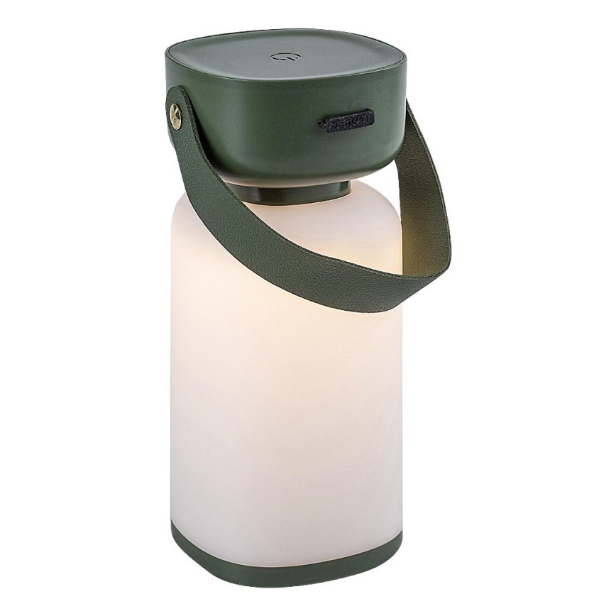 Rabalux - LED Екстериорна димируема сензорна акумулаторна настолна лампа LED/3W/5V IP44 зелен