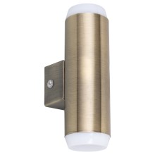 Rabalux - LED Екстериорна Стенна лампа 2xLED/4W/230V бронз IP44