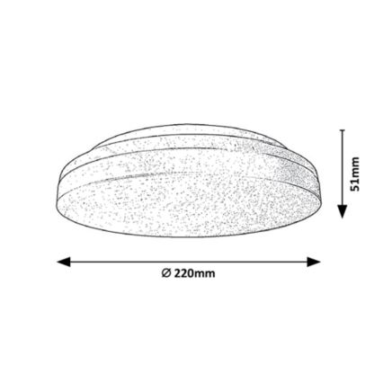 Rabalux - LED Лампа за баня LED/18W/230V IP54 3000K/4000K/6000K