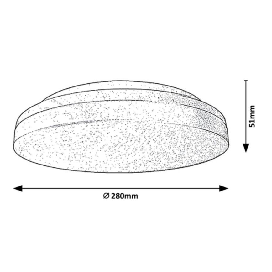 Rabalux - LED Лампа за баня LED/24W/230V IP54 3000K/4000K/6000K