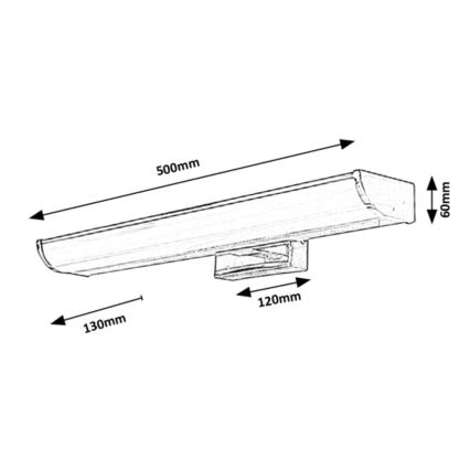 Rabalux - LED Лампа за огледало в баня LED/7,5W/230V IP44