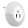 Rabalux - LED Нощна лампа контакт със сензор 2xUSB LED/13,9W/230V 3000K