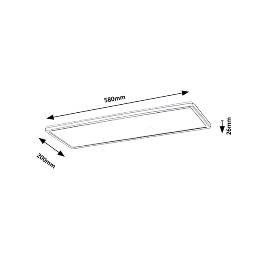Rabalux - LED Панел за повърхностен монтаж LED/22W/230V