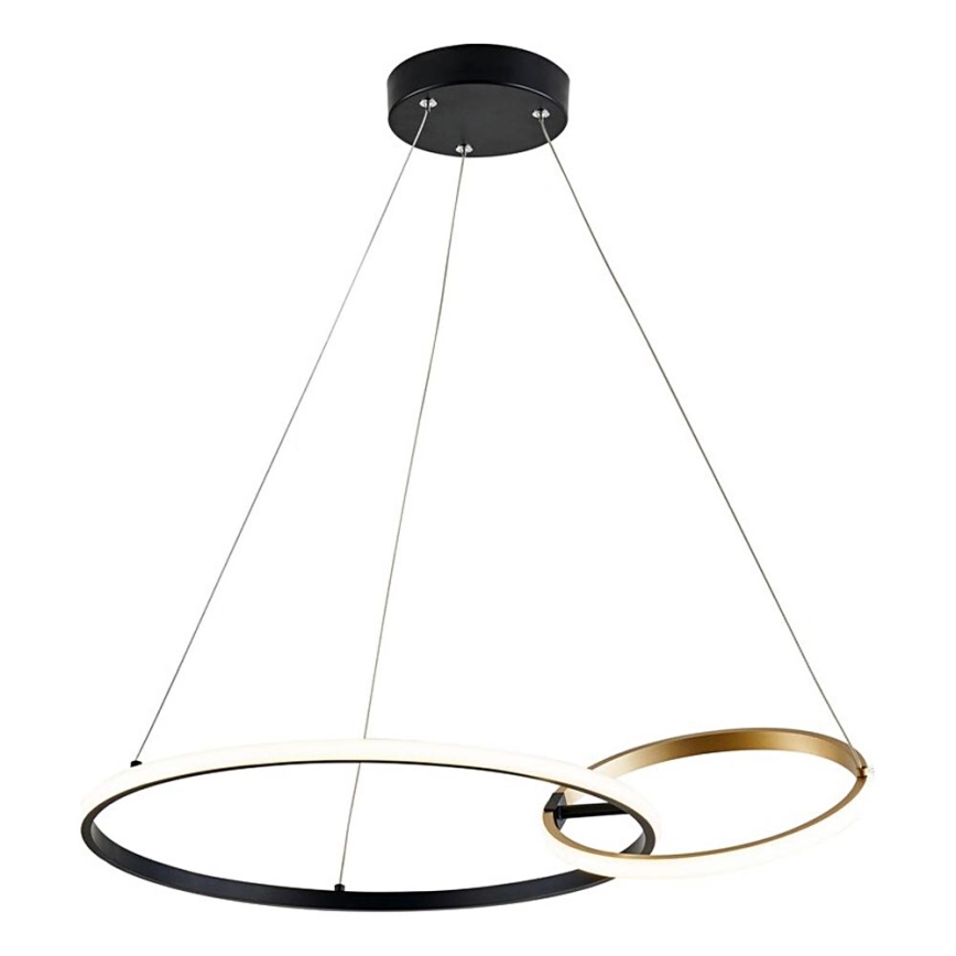 Rabalux - LED Пендел LED/36W/230V черен/златист