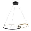 Rabalux - LED Пендел LED/36W/230V черен/златист
