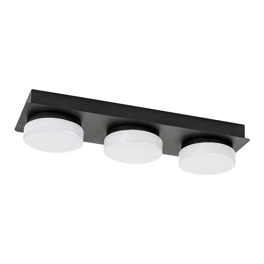 Rabalux - LED Плафон за баня 3xLED/6W/230V IP44 черен