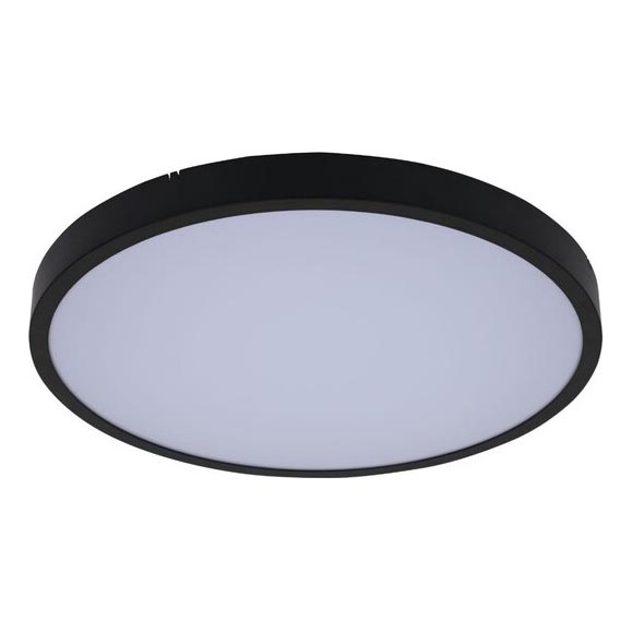 Rabalux - LED Плафон за баня LED/12W/230V 3000/4000/6000K IP44 Ø 25,5 см черен