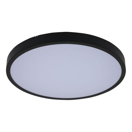 Rabalux - LED Плафон за баня LED/24W/230V 3000/4000/6000K IP44 Ø 35,5 см черен