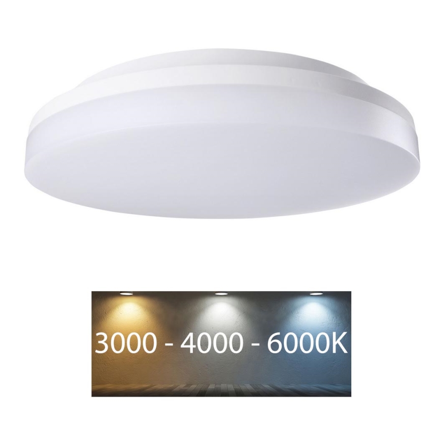Rabalux - LED плафон за баня LED/24W/230V IP54 3000K/4000K/6000K Ø 28 см