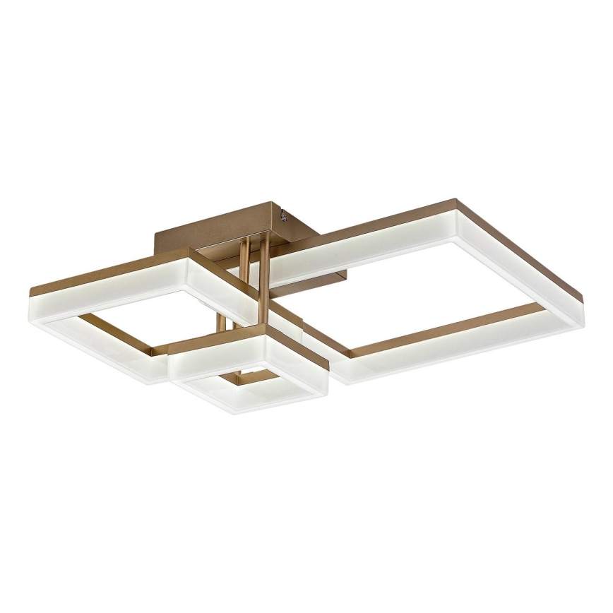 Rabalux - LED Плафониера LED/22W/230V 3000/4000/6500K златист 47x47 см