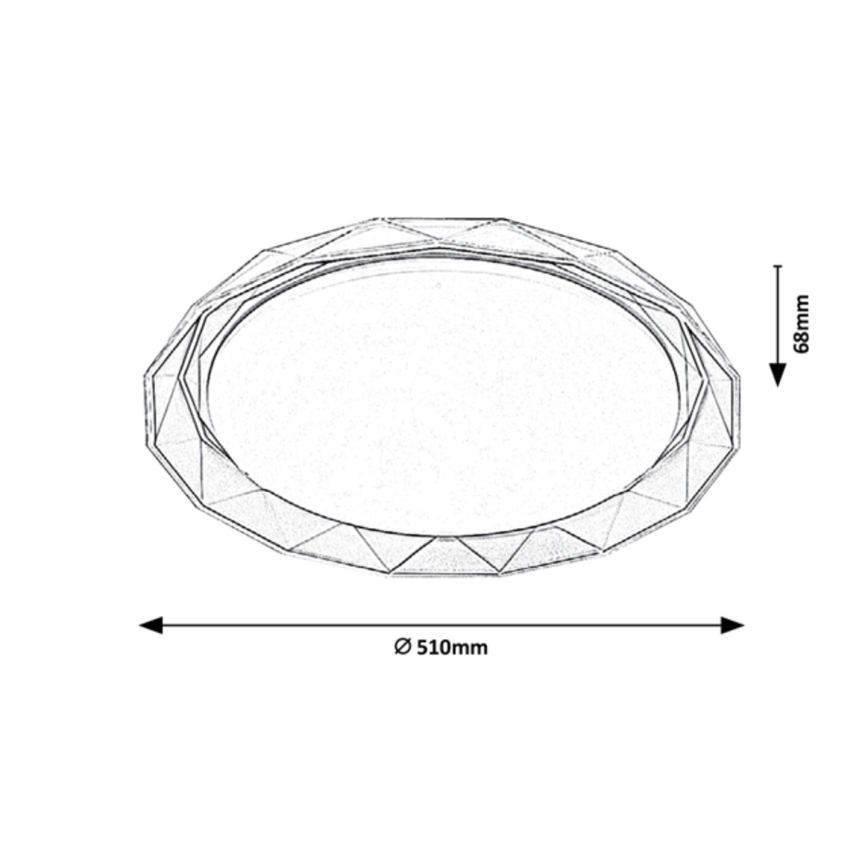 Rabalux - LED Плафониера LED/48W/230V Ø 51 см