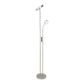 Rabalux - LED регулируема настолна лампа LED/18,5W/230V + LED/4,5W мат хром