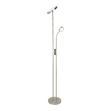 Rabalux - LED регулируема настолна лампа LED/18,5W/230V + LED/4,5W мат хром