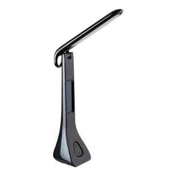 Rabalux - LED регулируема настолна лампа с дисплей LED/7W/5V 4000K черна