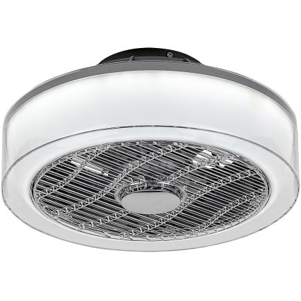 Rabalux - LED регулируемо таванно осветително тяло с вентилатор LED/30W/230V 3000-6000K + дистанционно управление