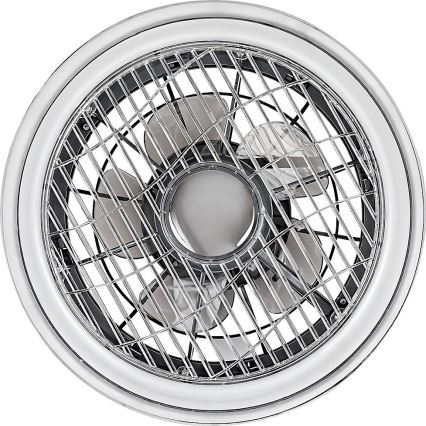 Rabalux - LED регулируемо таванно осветително тяло с вентилатор LED/30W/230V 3000-6000K + дистанционно управление