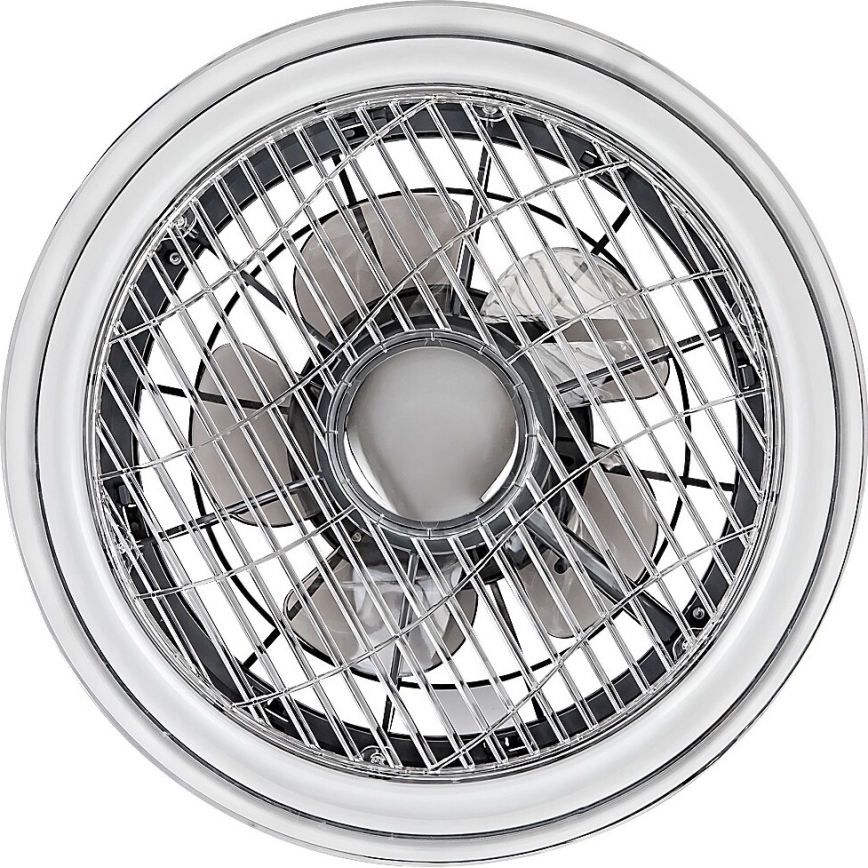 Rabalux - LED регулируемо таванно осветително тяло с вентилатор LED/30W/230V 3000-6000K + дистанционно управление