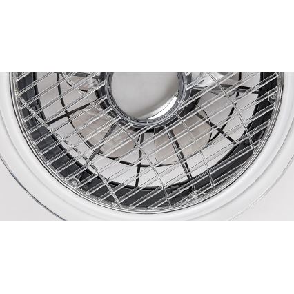 Rabalux - LED регулируемо таванно осветително тяло с вентилатор LED/30W/230V 3000-6000K + дистанционно управление