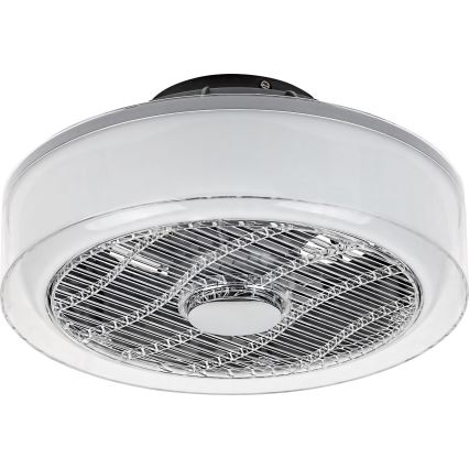 Rabalux - LED регулируемо таванно осветително тяло с вентилатор LED/30W/230V 3000-6000K + дистанционно управление