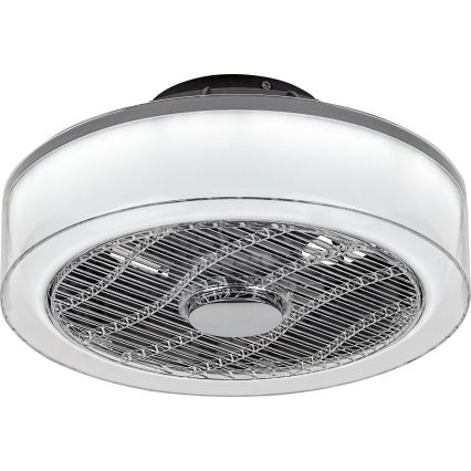 Rabalux - LED регулируемо таванно осветително тяло с вентилатор LED/30W/230V 3000-6000K + дистанционно управление