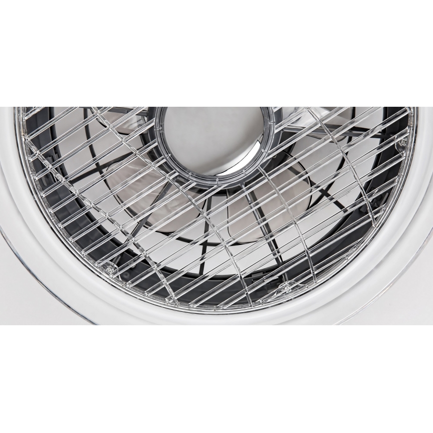 Rabalux - LED регулируемо таванно осветително тяло с вентилатор LED/30W/230V 3000-6000K + дистанционно управление
