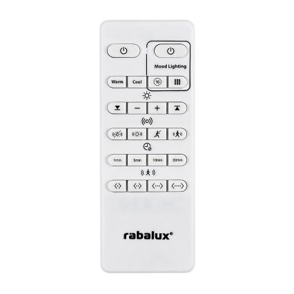 Rabalux - LED RGB Димируем плафон със сензор LED/28W/230V 2700-5000K + дистанционно управление