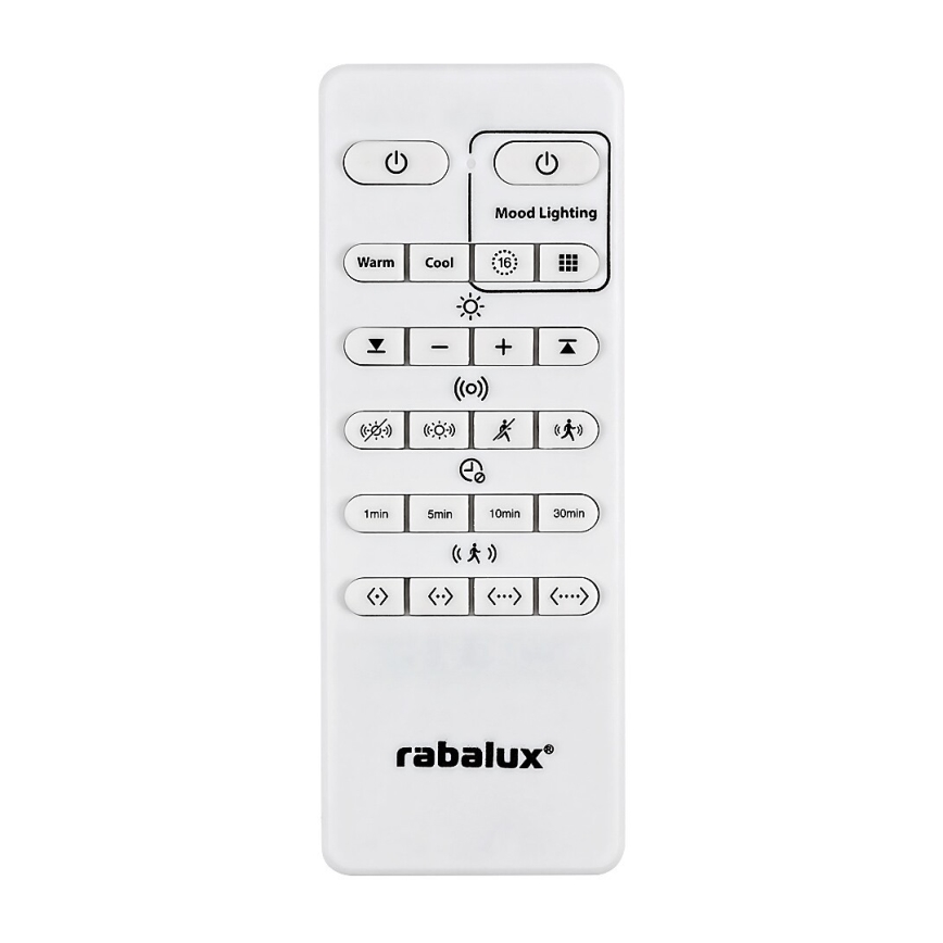 Rabalux - LED RGB Димируем плафон със сензор LED/28W/230V 2700-5000K + дистанционно управление