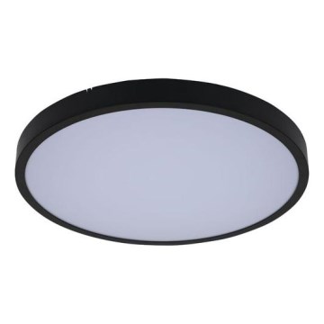Rabalux - LED RGB Димируем плафон за баня LED/36W/230V 3000-6000K Wi-Fi Tuya IP44 Ø 42 см черен + дистанционно управление