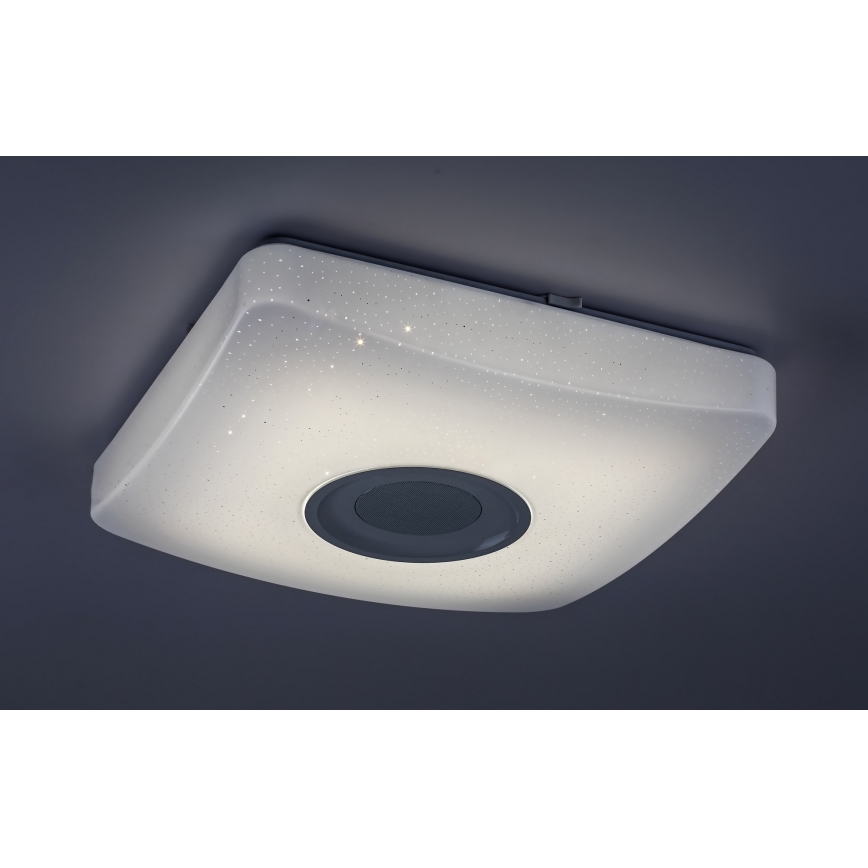 Rabalux - LED RGB Димируема лампа с високоговорител LED/18W/230V + дистанционно