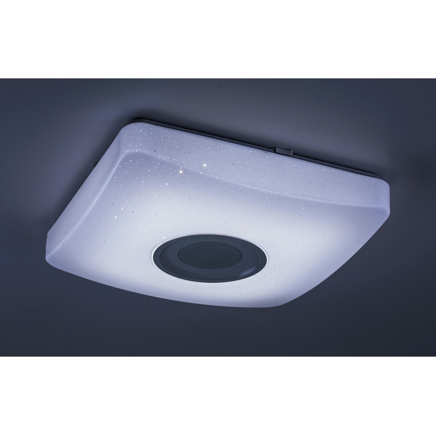 Rabalux - LED RGB Димируема лампа с високоговорител LED/18W/230V + дистанционно