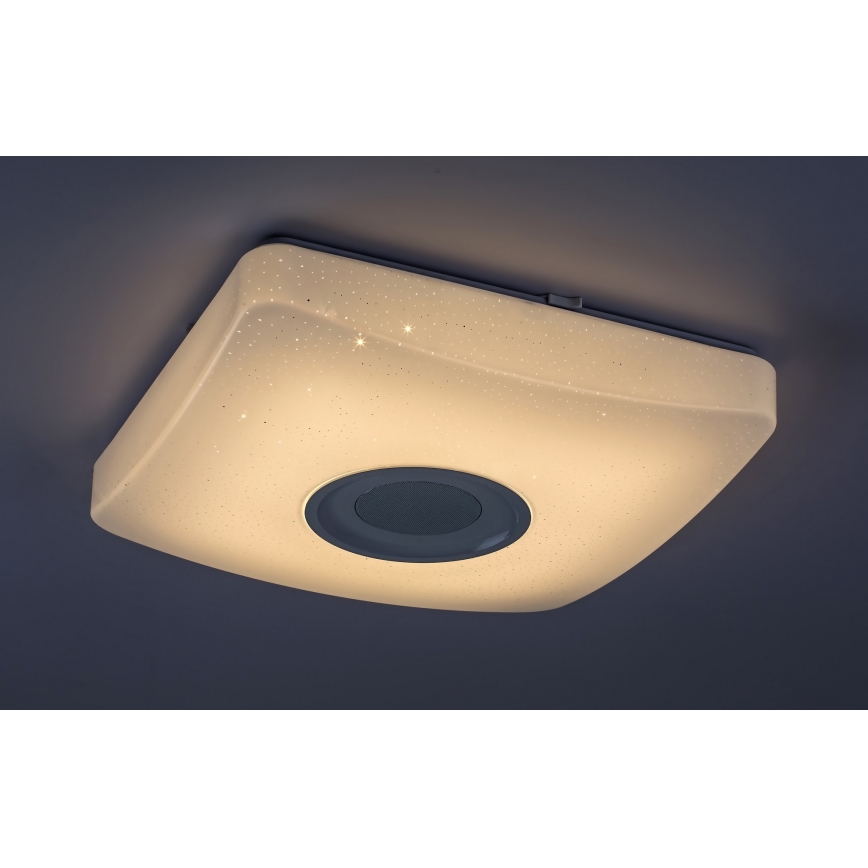 Rabalux - LED RGB Димируема лампа с високоговорител LED/18W/230V + дистанционно