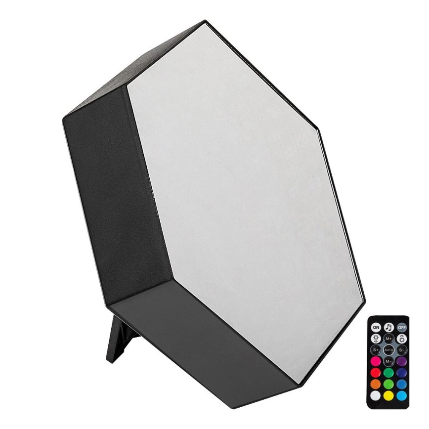 Rabalux - LED RGB Димируема настолна лампа LED/1W/5V/3xAA + дистанционно управление