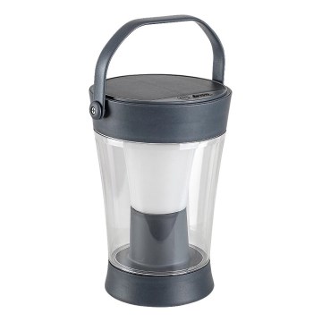 Rabalux - LED RGB Димируема соларна лампа LED/3W/3,7V IP54 антрацит