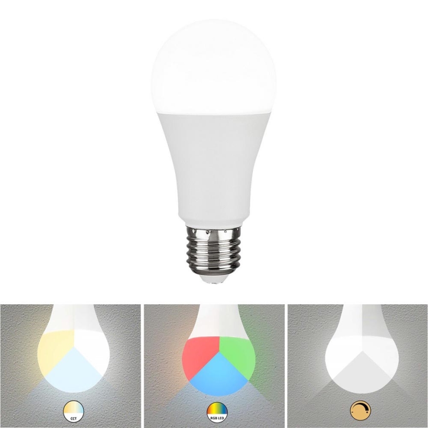 Rabalux - LED RGB Димируема крушка A60 E27/10W/230V Wi-Fi 3000-6500K